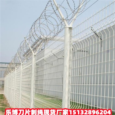 衡水熱鍍鋅刀片刺繩現貨廠家遼寧防盜刺滾籠遼陽監獄圍墻防盜網