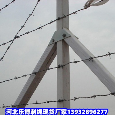 江蘇有刺鐵絲網鎮江小區墻頭防盜網淮安鍍鋅鋼絲網