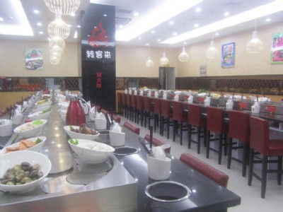 自貢有沒有回轉火鍋設備賣 旋轉小火鍋設備