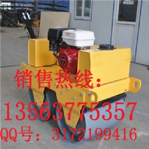 勁爆價銷售手扶式雙輪壓實機 手推兩輪震動碾圖片