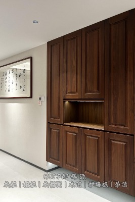 長沙整木豪宅原木家具,原木衣柜門,書柜訂制源頭設計