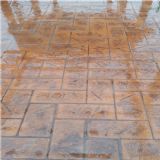 德州齊河藝林景觀廠家供應(yīng)仿磚道路壓印 印花地坪 可定制樣式